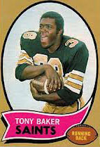 Saints RB Tony Baker